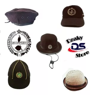 Topi Pramuka SD / Topi Bambu Pramuka / Topi Boni SD / Topi Baret Pramuka