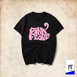 T-Shirt Band Pink Floyd Logo (OVERSIZED) Kaos Band Pink Floyd / Kaos Musik Pink Floyd