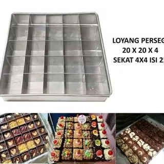 Loyang sekat Brownies