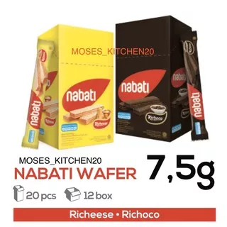 NABATI WAFER 7,5g/WAFER NABATI COKLAT KEJU 7,5g/WAFER RICHEESE 7,5gr/WAFER RICHOCO 7,5g/WAFER NABATI