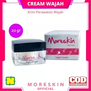 Moreskin Day / Night Cream 20 gr - Krim Perawatan Wajah Pagi / Malam Murah BPOM Original