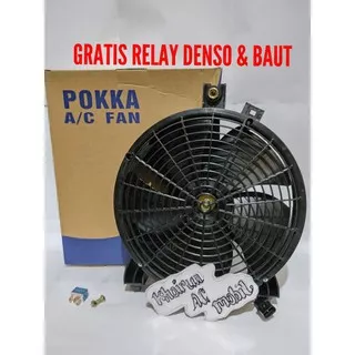 Extra Fan Ac Mobil Mitsubishi Pajero Sport + Relay dan Baut - All New Pajero Sport  IMITASI