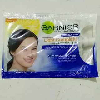 Garnier Light Complete Yoghurt Sleeping Mask Night Cream 7ml(Sachet)