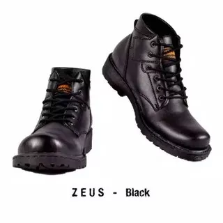 COD Sepatu Boots Kerja Lapangan Tracking Gunung Outdoor Kulit Sintetis ORIGINAL HUMMER ZEUS 39 - 44