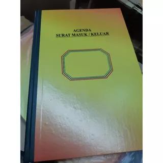 Buku agenda surat masuk surat keluar 200lbr