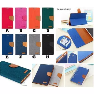 Flipcover Flipcase Flip Cover Case Canvas Diary Andromax A - Andromax B