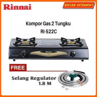 Kompor RINNAI 2 tungku RI-522C  ORIGINAL