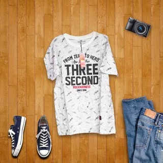 KAOS THREE SECOND | BAJU DISTRO PRIA | KAOS 3 SECOND | KAOS BANDUNG | BAJU 3SECOND | KAOS BM ORI