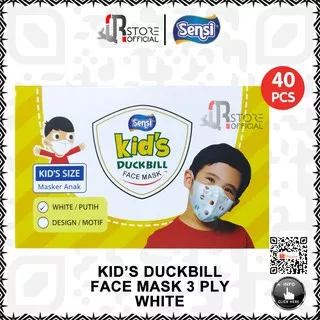 SENSI KIDS DUCKBILL DUCK BILL KID FACE MASK 3 PLY MASKER SENSI ANAK MASKER WAJAH  ORIGINAL 100% BPOM