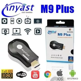 Anycast M9 Plus 1080P Dongle HDMI USB Wireless HDMI Dongle Anycast Murah