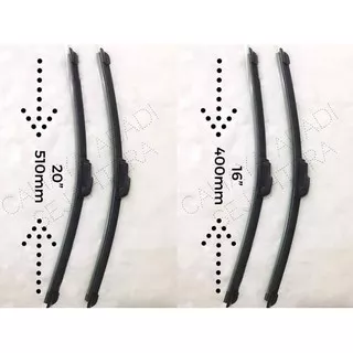 wiper blade Wiper Frameless Full Karet Daihatsu Xenia 2012-2015 uk. 20-16