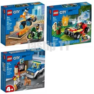 LEGO CITY 60247 // LEGO CITY 60255 //LEGO 60241 //lego city racing // lego pemadam kebakaran