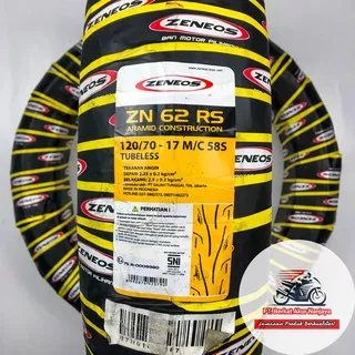 Zeneos ZN62 RS 120/70-17 Ban Motor Sport Tubeless BONUS Pentil