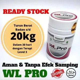 OBAT PELANGSING BADAN PERUT WL PRO ASLI 100% ORIGINAL PELANGSING OBAT HEBAL DIET OBAT PENURUN BERAT BADAN OBAT PEMBAKAR LEMAK TUBUH AMPUH BPOM