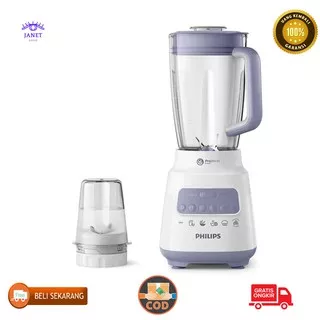 Blender Philips Plastik2 L Hr2221 - Hr 2221 Garansi Resmi - Biru Muda Blender Jus Retro Jumbo Low Watt Kaca Korea Z6H9W6R6P8 Bubur Bayi Es Batu Elektrik Portable Ice Hitam Ori Berkualitas Penghancur Mesin