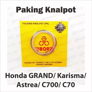 Packing Gasket Ring Knalpot/  Paking Knalpot Honda C700/ Astrea/ Grand/ Karisma Fuboru