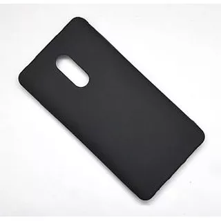 Softcase Xiao Mi Redmi Note 3 Pro Note 4 dan Redmi Note 4X Silikon Slim Black Matte Hitam Lembut