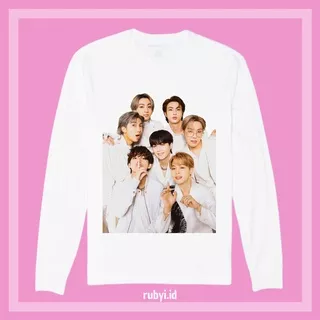 baju kaos tsirt kpop bts lengan panjang kaos wanita kaos pria