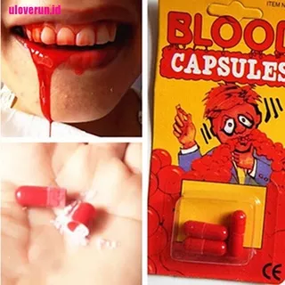 ?lcove?3 PCsFunny Blood Pill Trick Toys Whimsy Prop Vomiting Blood Capsule April