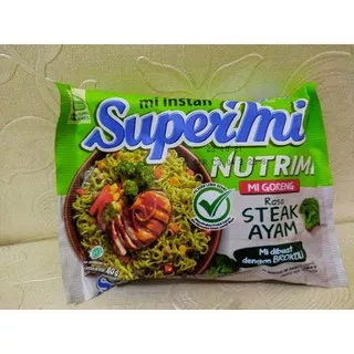 SUPERMI NUTRIMI RASA STEAK AYAM 80 GRAM TERBARU / SUPERMI NUTRIMI / MIE GORENG VIRAL / MIE SEHAT