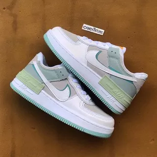 [BISA COD] Nike Air Force 1 Shadow Mint Pistachio Premium