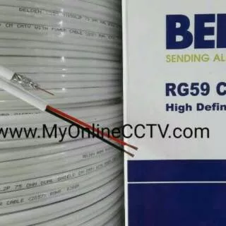 Kabel Kamera CCTV Belden Coaxial + Power RG59 RG6