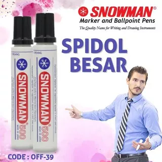 OmBotak - Spidol JUMBO BESAR SNOWMAN 500 Permanent