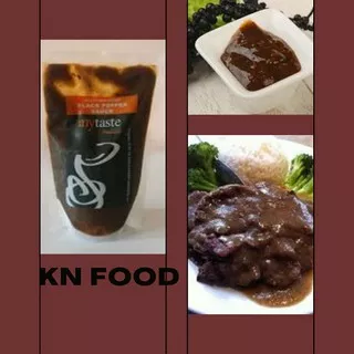 Saus Blackpepper 500 gr My Taste - Saus Lada Hitam - saus sosis bakar