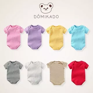 Domikado - Jumper Bayi Polos - Baby Jumper Girl Boy bahan Katun