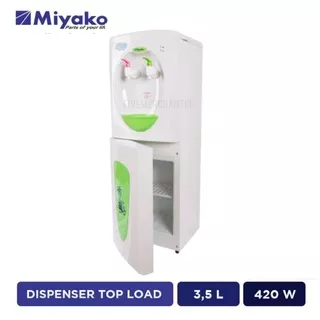 Dispenser Galon Atas Miyako WD 389 Hot & Cool Top Loading Dispenser Miyako Water Dispenser Miyako 389