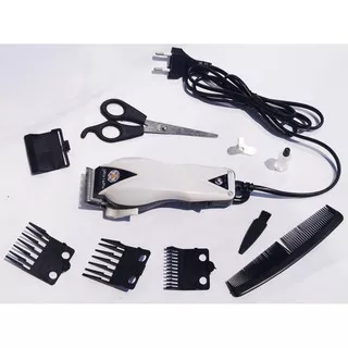 Mesin Alat Cukur Rambut Listrik Terbaik Happy King Hk-900 Putih - Potong Pangkas Hair Clipper