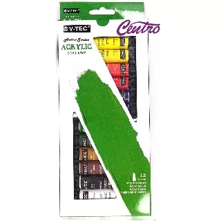 V-TEC ACRYLIC COLOURS 12 ML / V TEC CAT AKRILIK 12 WARNA