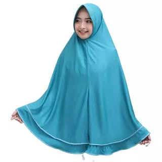 Hijab Instan harian jumbo List 2 Madina/ Khimar Syari 2 list Polka