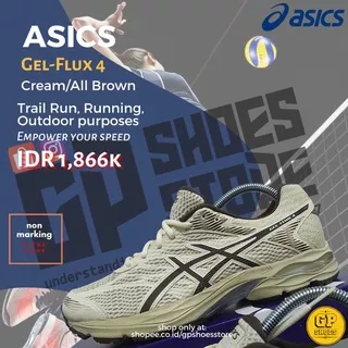 Asics Gel-Flux 4 Trail Running Art. 1011A614 Original Cream/Cokelat