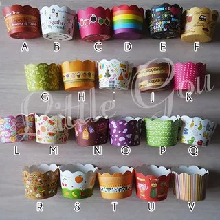 Eight Bruder 40mm / 45mm 100pcs Mini Muffin Cup / Cupcake Cup / Kertas Baking Cake - PS0150A