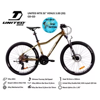 Sepeda MTB United Venus 3.0 26