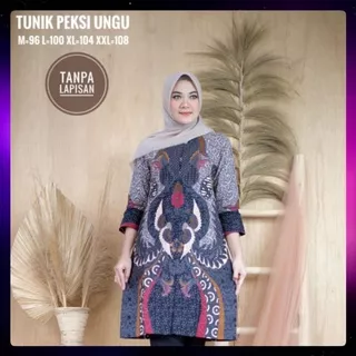 Tunik Batik Terbaru Peksi Ungu Tunik Batik Murah Tunik Batik Solo Prabusena Antasena
