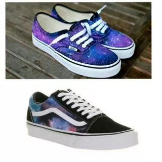 SEPATU VANS GALAXY GALAXI GALAKSI LANGIT PLANET PLANETARIUM PREMIUM GRADE ORI