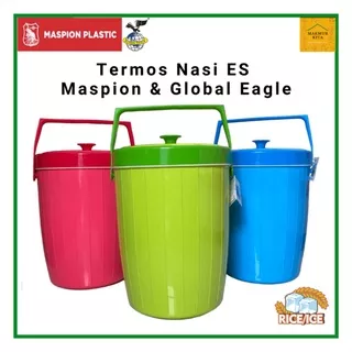 Termos Nasi 26 30 36 38 40 Maspion / Global Eagle / Termos Nasi 10 Liter / Termos Nasi Besar / Termos Es Besar / Termos Es Batu / Rice Bucket / Ice Bucket