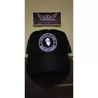 Topi Trucker Jaring HAT CAP PANTANG PULANG polos custom ORANG TUA Pria Wanita Unisex MFS Design