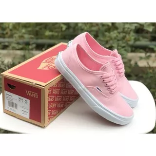 SEPATU VANS AUTHENTIC PINK WHITE PREMIUM DT BNIB