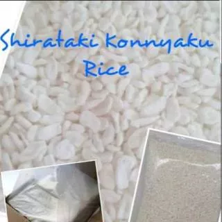 Beras Shirataki 1 Kg Konnyaku Rice Low Carbs, Rendah Kalori
