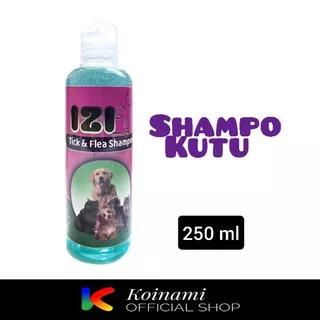 SHAMPO IZI TICK AND FLEA 250 ml / SHAMPO KUTU KUCING ANJING / BTM