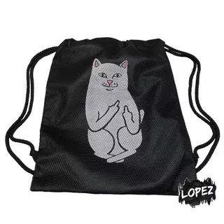 Tas Jaring Fucking Cat / Goodie Bag Kucing / String Bag Kitty Lopez