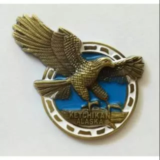 Souvenir magnet kulkas Alaska oleh oleh negara Amerika