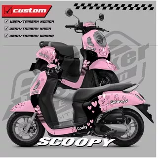 Decal Honda Scoopy FI Stiker Fullbody Scoopy Tahun 2013-2016, 2017-2020, 2021