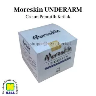 MORESKIN UNDERARM NASA - Cream Membantu Mencerahkan Ketiak / Moreskin Underarm Original