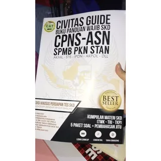 Buku CPNS/PKN STAN (Civitas guide edisi SKD buku panduan wajib cpns-asn spmb pkn Stan) l0o0