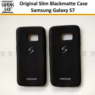 Soft Case Slim Black Matte Samsung Galaxy S7 Ultrathin Ultra Thin Silikon Blackmatte Softcase