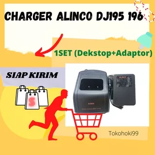 CHARGER ALINCO DJ 195 DJ 196 CHARGER EDC 97A EDC 100 BARU ORIGINAL